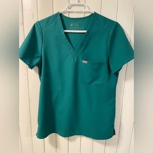 Figs Emerald Green Scrub Set